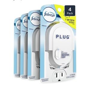 Febreze Plug Oil Warmer 6-Pack - White and Blue